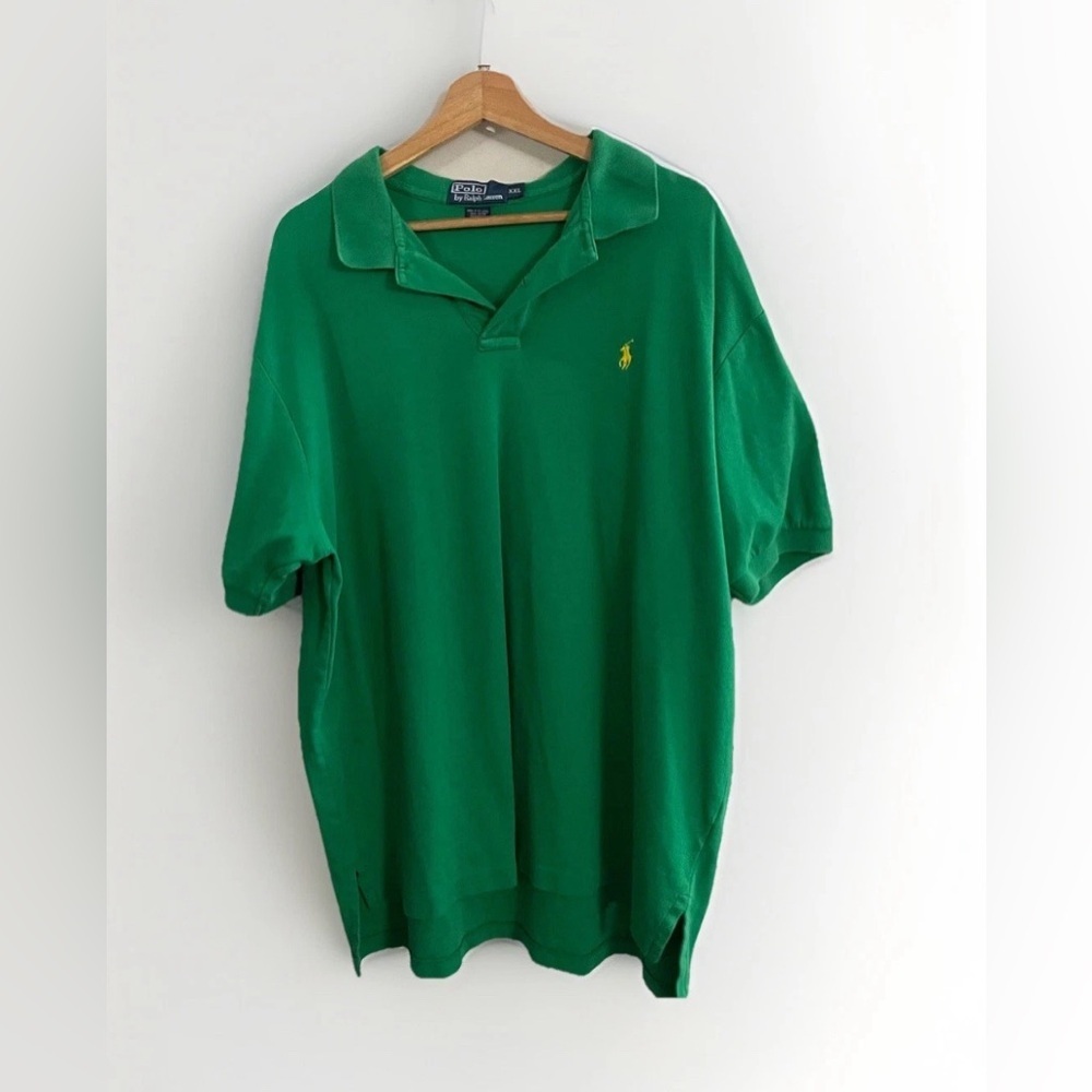 Polo by Ralph Lauren Men's Green Polo Shirt Preppy Golf Casual Classic